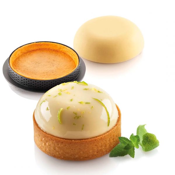 KIT TARTE RING PALET D70 MM Форма силіконова Ø64 h18 mm + 8 кілець (d 70 mm, h 20 mm) - 1*8 форма в