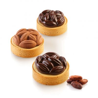 KIT TARTE RING COCOA D70 MM Форма силіконова Ø60 h20 mm + 8 кілець (d 70 mm, h 20 mm) - 1*8 форма в