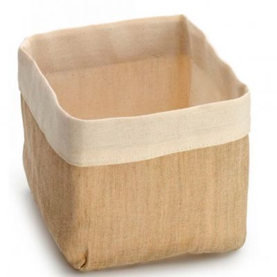 3052924588 Корзина для хліба з бавовни для квадратної підставки, 18x18 см h 20 см