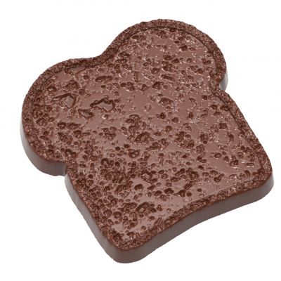 12165 CW Форма для шоколаду "Французький тост" від Alexandre Bourdeaux 73x73x10 мм, 3 шт. x 45 г