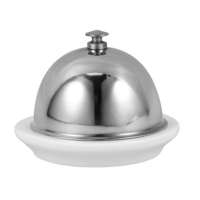 V010509115 Маслянка з кришкою, н/ж, ø15 см