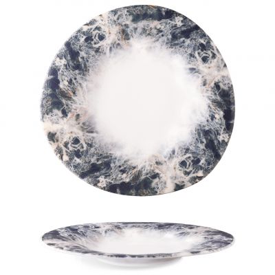 FLA2132-K0048 Тарілка кругла 32 см серія "Flamenco" декор "Astro"