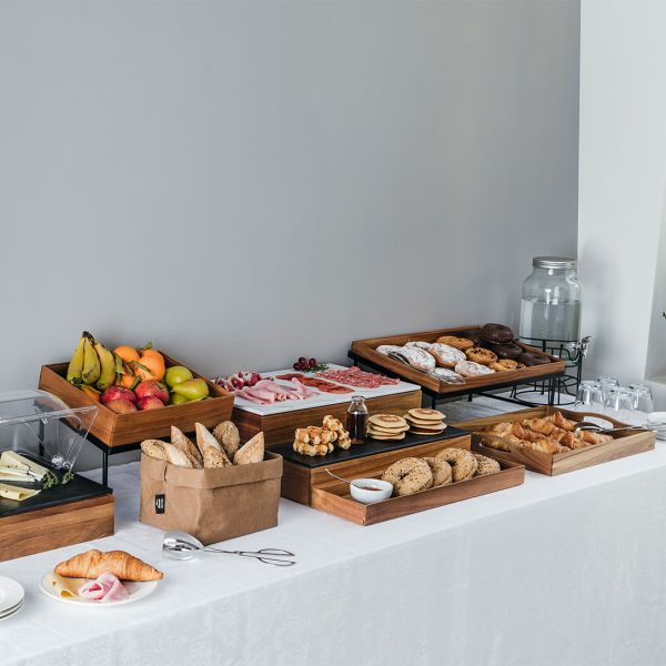 67921 Підставка фуршетна для блюд з наклоном  GN 1/2 h 20,3 см