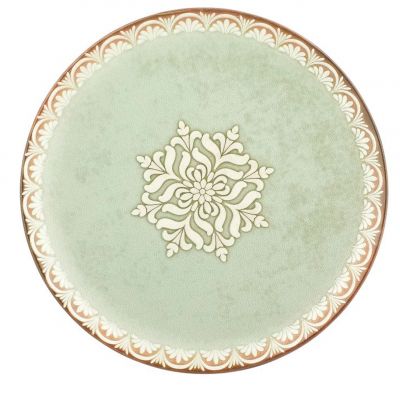 TN-RM-ZT-30-DZ Тарілка кругла 30 см, декор Rome, серія "Tinta"