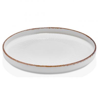 GRE-HL-23-RD Тарілка кругла з бортом 90° 23 см, серія "Grace"