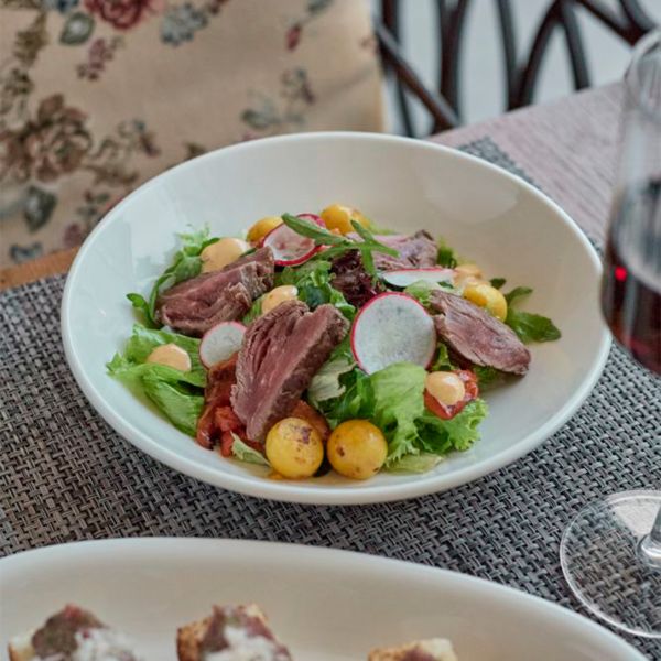 FL-23-CK Тарілка глибока 23 см (1000 мл), колір білий, серія "Harmony"