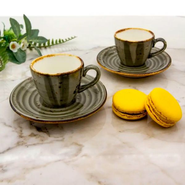 HA-SP-ZT-01-KF Чашка 75 мл, колір сірий (Supreme), серія "Harmony"