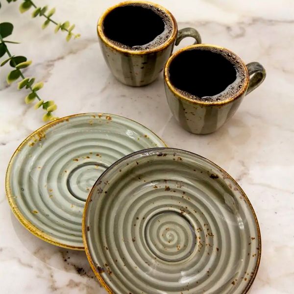 HA-SP-ZT-01-KF Чашка 75 мл, колір сірий (Supreme), серія "Harmony"