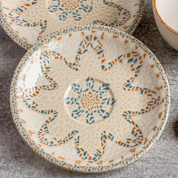 TN-TS-ZT-01-KT Блюдце 12 см, декор Tessera, серія "Tinta"