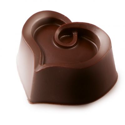 21MA1962 Форма для шоколаду "Серце" 31х27 мм, h 14 мм