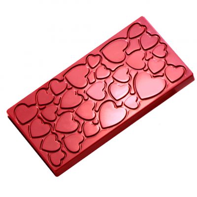 21MA2017 Форма для шоколаду "Love" 137x71 мм h 9,5 мм (1 шт) - 100 г