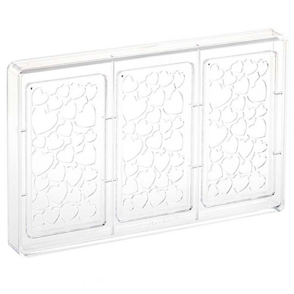 21MA2017 Форма для шоколаду "Love" 137x71 мм h 9,5 мм (1 шт) - 100 г