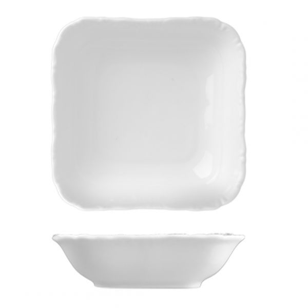 VER1613 Тарілка глибока квадратна 13,2х13,2 см серія "Verona"