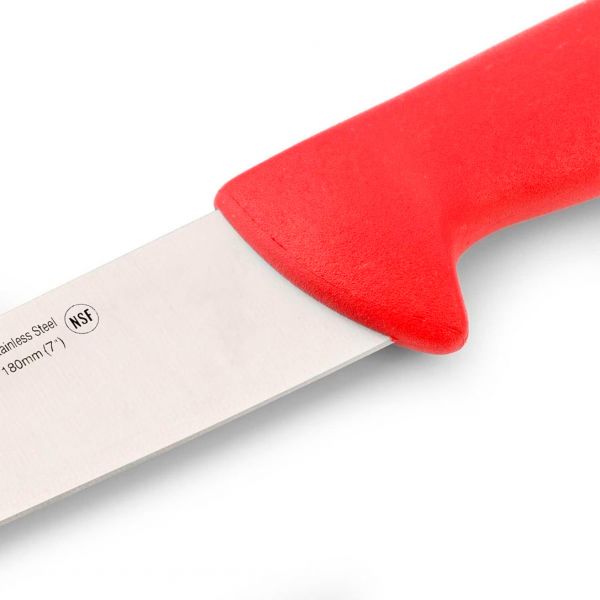 291622 Ніж для м'яса 180 мм серія "2900" червоний