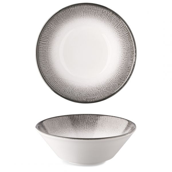OPT1420-T0015 Салатник круглий d 20 см серія "Optimo" декор "Shell Grey"