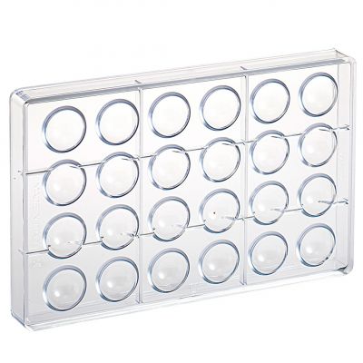 21MA5000 Форма для шоколаду "Сфера" 275х175, h 26 мм,  d 30 мм