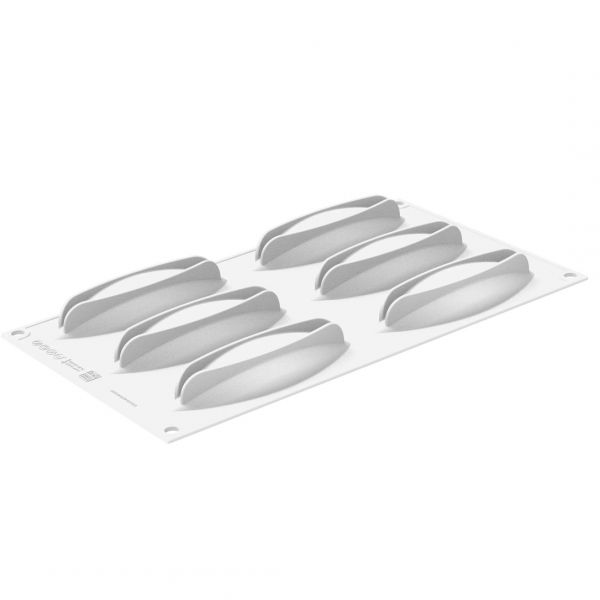 KIT 3D TARTE RING CABOSSA 120X40 MM Форма силіконова 120х40 h20 мм + 6 кілець (120x40 h20 мм)  + 1 к