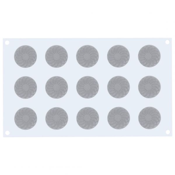 PLEINCOEUR ROUND 27 Форма силіконова Ø40 h27 мм ( 15x27 мл)