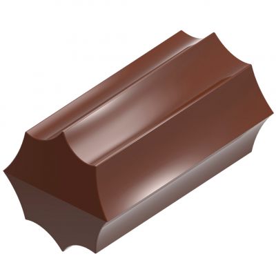 1730 CW Форма для шоколаду "Трюфель зірка" від Alexandre Bourdeaux 33,5x18х9,5 мм, 3х8 шт. x 4 г