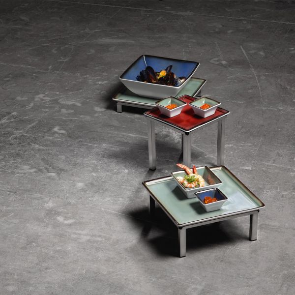 736097-57122 Салатник квадратний 20*20*7 см колір Royalblau серія "Fantastic"