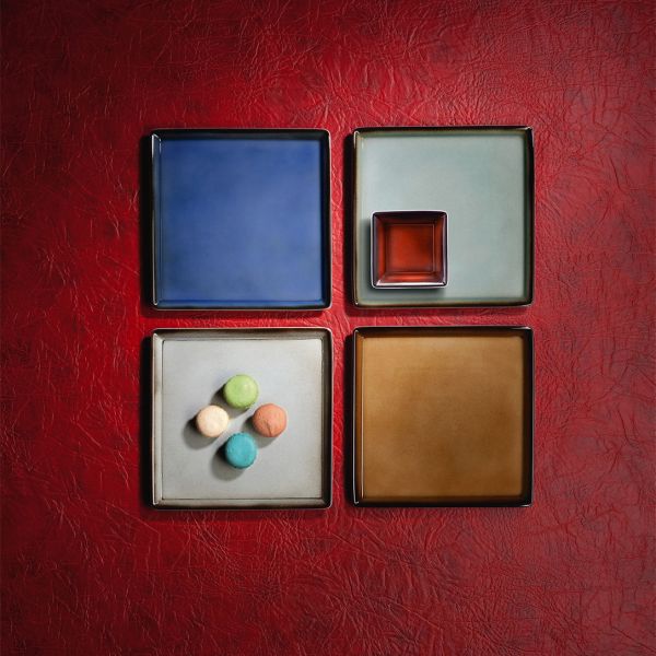 749494-57126 Салатник квадратний 10*10*4 см колір Red серія "Fantastic"