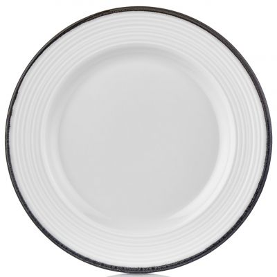 HL-BLA-GT-21-DZ Тарілка кругла 21 см, серія "Helix Black"
