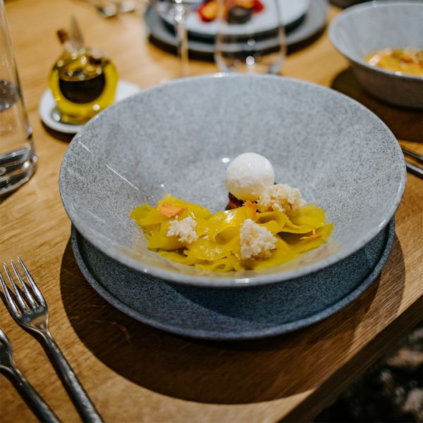 G1X1415 Салатник d 15 см, 450 мл, колір світло-сірий, серія  "Granit" (глянцеве глазування)