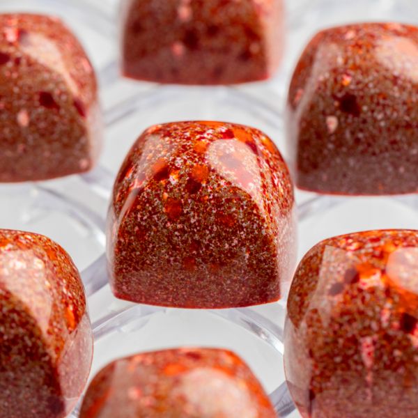 21MA1070 Форма для шоколаду "Аврора" 27x27 мм, h 19,5 мм (28 шт) - 10,5 г