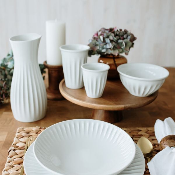 RIB1415 Салатник d 15см, 270мл, білий, серія "Ribby"