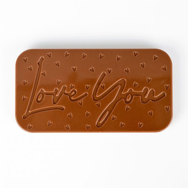 MA2033 Форма для шоколаду "Love you" 130x70 мм, h 10 мм (3 шт) - 100 г