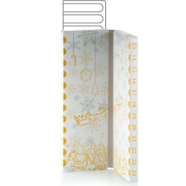 CHRISTMAS COUNTDOWN Набір для шоколаду "Адвент-календар": форма для шоколаду 82х12 мм, h 10 мм (1шт)