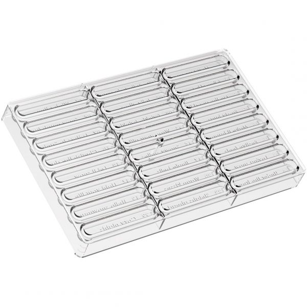 CHRISTMAS COUNTDOWN Набір для шоколаду "Адвент-календар": форма для шоколаду 82х12 мм, h 10 мм (1шт)