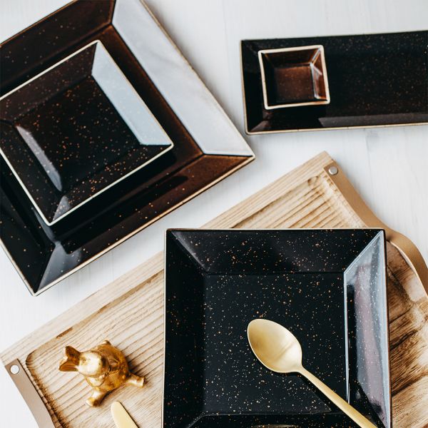 LAU1607 Соусник квадратний 7*7 см, колір Stardust, серія "Actual Buffet"