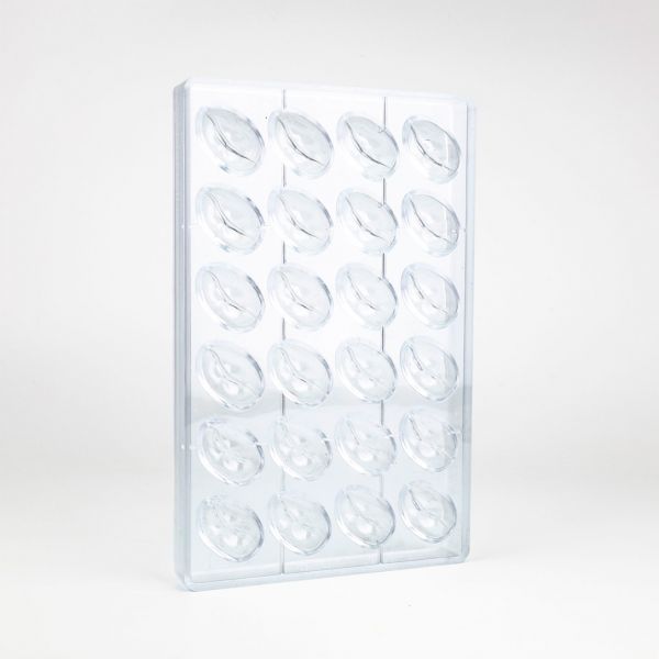 MA1075 Форма  для шоколаду "Coffee Bean" 38 x 25 мм,  h 14 мм (24 шт) - 8,5 г