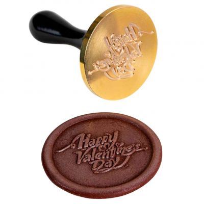 20FH37S Штамп для шоколаду "Happy Valentine" ø 30 мм h 90 мм