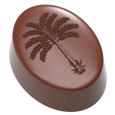 1965 CW Модуль для шоколада "Пальма" 35х26,5х14,5 мм, 3х7 шт. - 11,5 г