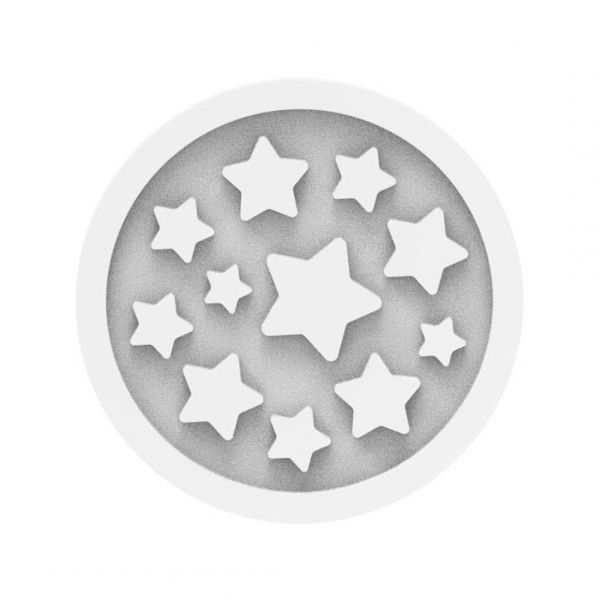 MINI STARS DECOR Силіконовий килимок "MINI STARS" ø60 h 1.7 mm, 6 шт