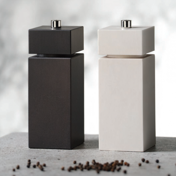 4150B Млинок для перцю квадратний білий, серія Trento 165 мм (BIS01.04150P.020)