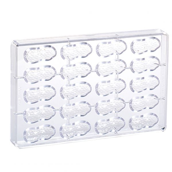 MA1036 Форма для шоколаду "Арахіс" 50x23 мм h 15,5 мм (20 шт) - 11 г