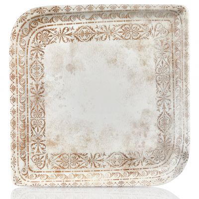 AN-AR-38-KR Блюдо квадратне 27,5х27,5 см (діагональ 38 см), серія "Antico"