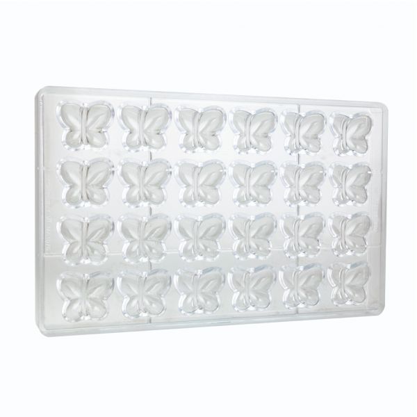 MA1076 Форма для шоколаду "Mariposa" 30,5x34,5 мм, h 14 мм (24 шт) - 9 г