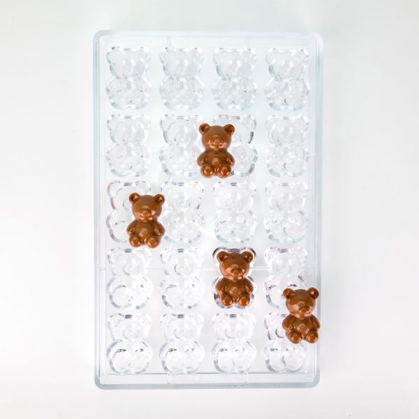 MA1077 Форма для шоколаду "Bobo" 42x29,5 h 14,5 мм (20 шт) - 10,5 г