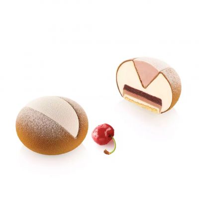 MARITOZZO 135 Набір силіконових форм, 2 шт, ø68 h 40 mm + 68 X 31 h 25 mm