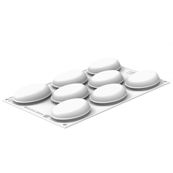 OVAL 80 Набір силіконова форма 80X52 h 30 mm + каттер
