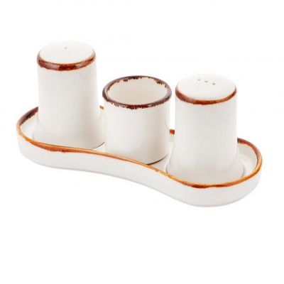 HA-GL-GT-04-TT Набір для спецій,  колір білий (Gleam), серія "Harmony"