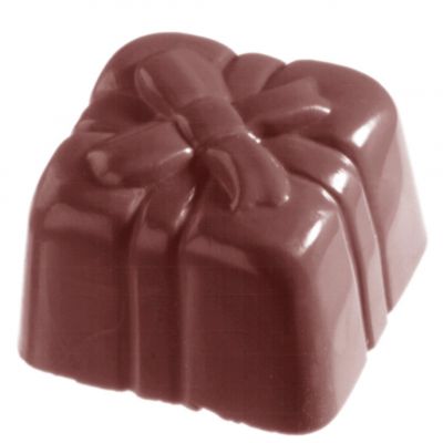 1036 CW Форма для шоколаду "Подарунок" 275x135x24 мм, 24шт. x 17 г