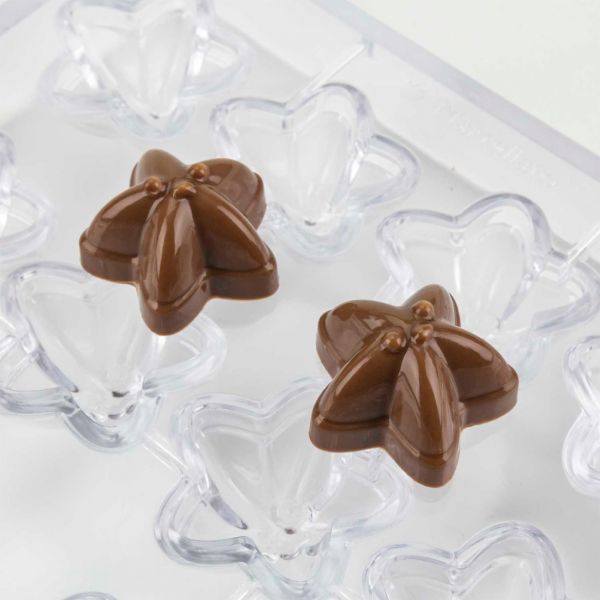 21MA1083 Форма для шоколаду "Морська зірка" 34,5 x 34 h 20 мм (20 шт) - 9,5 г