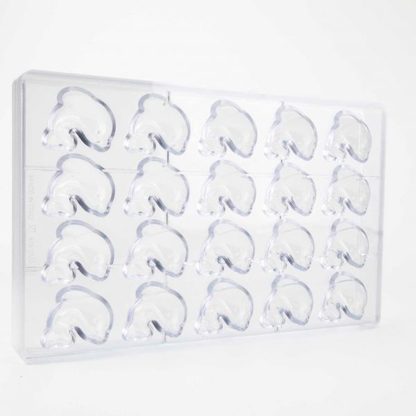 21MA1084 Форма для шоколаду "Дельфін" 40 x 33 h 16,5 мм (20 шт) - 10,5 г