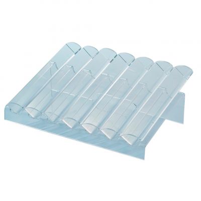 80DM5701 Підставка для макаронс d 45 мм на 7 відділень прозора, 46х33 h 14,5 см