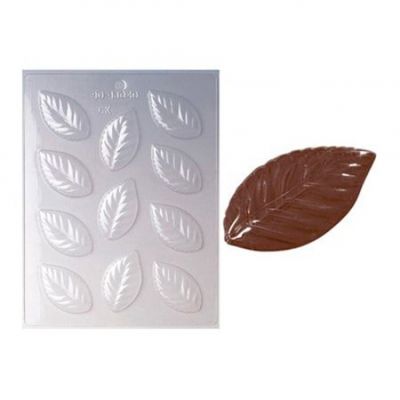 90-13040 ВП Форма  для шоколаду "Лист троянди"